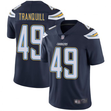 Los Angeles Chargers NFL Football Drue Tranquill Navy Blue Jersey Men Limited #49 Home Vapor Untouchable